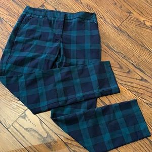 Plaid dress pants